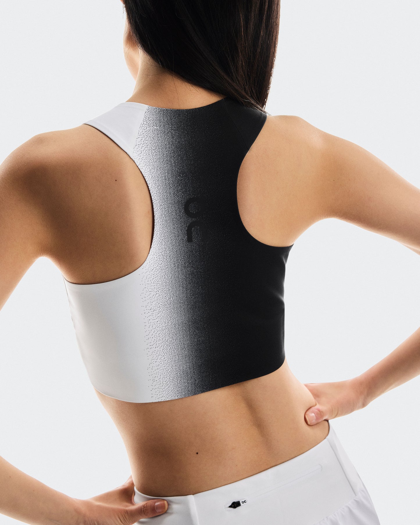 Women's Court Crop Top Black | White - US 1247