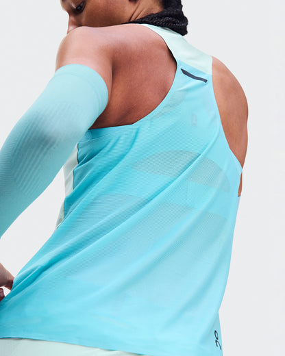 Women's Performance Tank Flurry | Aquamarine - US 0017