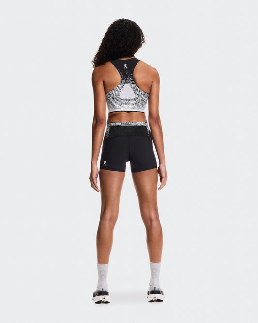 Women's Zero Short Tights Black | White - US 4835