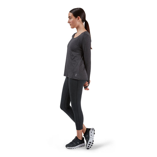Women's Performance Long-T Black - US 5075