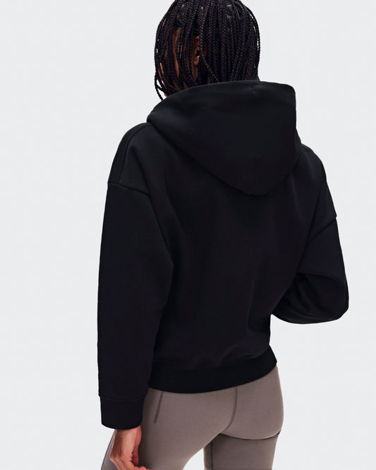Women's Club Collective Full Zip Hoodie Black - US 8593