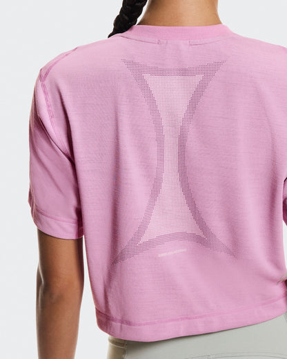 Women's Train-T Crop Graphic Sakura - US 5125