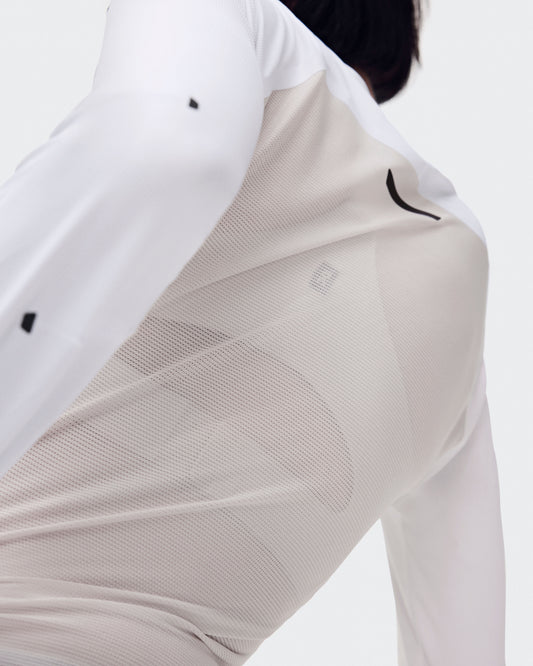 Women's Performance Long-T White | Silver - US 0134