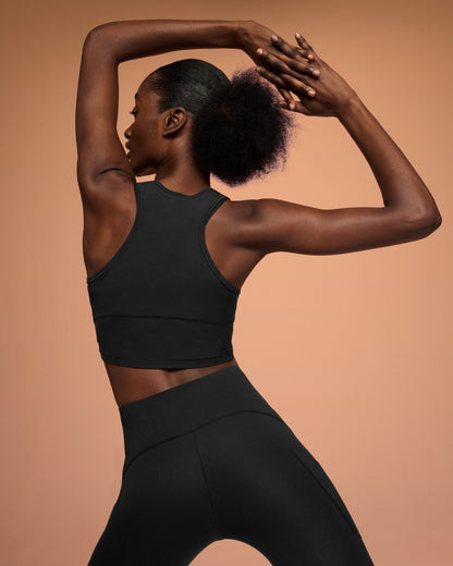 Women's Movement Crop Black - US 7756