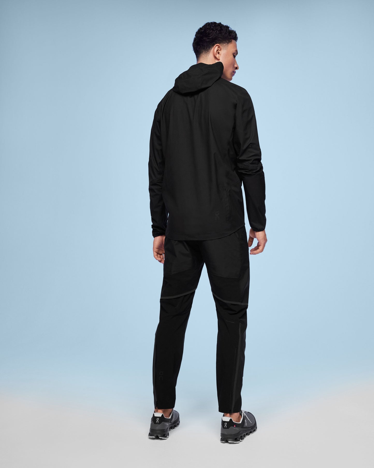 Men's Waterproof Anorak Black - US 2572